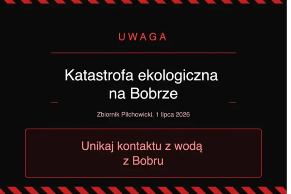 Katastrofa ekologiczna na Bobrze: przedwczesne opróżnienie zbiornika Pilchowice zabiło ekosystem rzeki