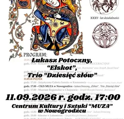 XXXIII Spotkanie z Muzyką Dawną w Nowogrodźcu – koncert już 11 września