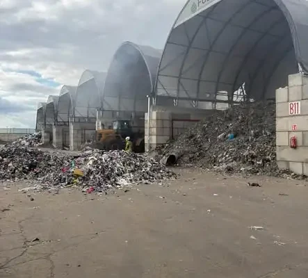 Pożar śmieci w LSSE Osła. Interweniowała OSP KSRG Gromadka