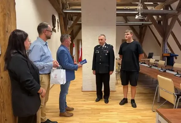 Nowogrodziec: strażacy z OSP Gierałtów docenieni za szkolenie z pierwszej pomocy