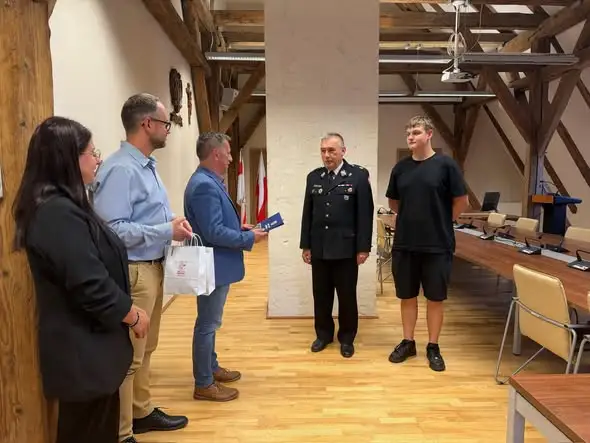 Nowogrodziec: strażacy z OSP Gierałtów docenieni za szkolenie z pierwszej pomocy
