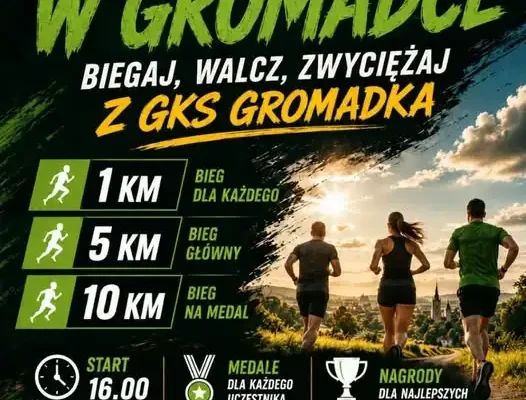 GKS Gromadka zaprasza na biegi wokół stadionu – już 26 września