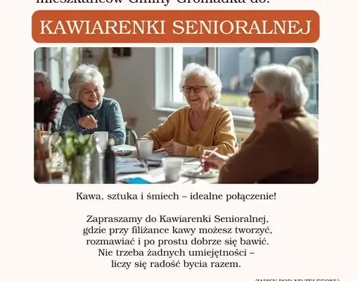 Kawiarenka Senioralna w Nowej Kuźni – nowy cykl startuje już 2 października