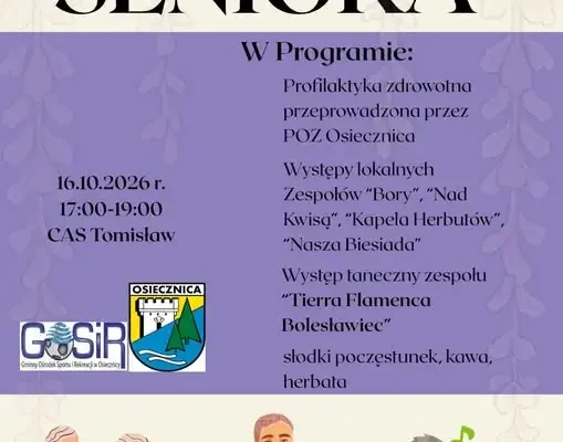 Dzień Seniora w Osiecznicy – profilaktyka zdrowotna i występy artystyczne