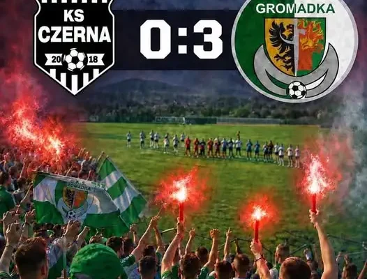 GKS Gromadka wywozi trzy punkty z Czernej. Bohaterami Krajcer i Sarzyński