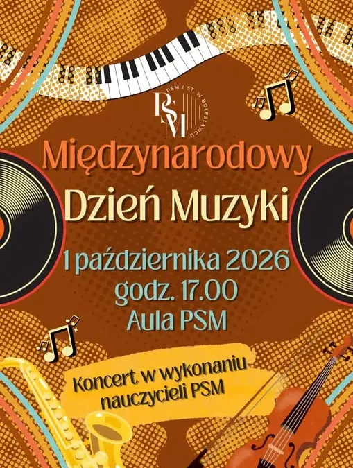 Międzynarodowy Dzień Muzyki w Bolesławcu – koncert nauczycieli szkoły muzycznej