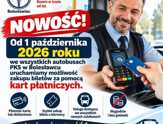 PKS Bolesławiec: Od października bilet u kierowcy zapłacisz kartą