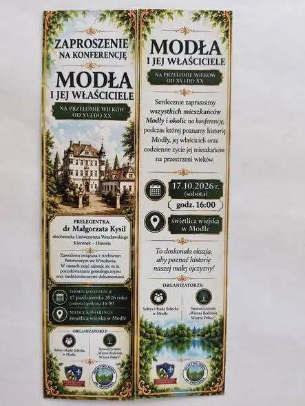 Modła i jej właściciele – historyczna konferencja w świetlicy wiejskiej