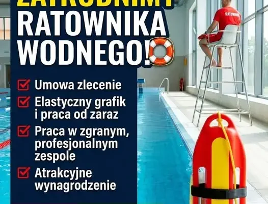 Kryta Pływalnia w Osiecznicy szuka ratownika wodnego