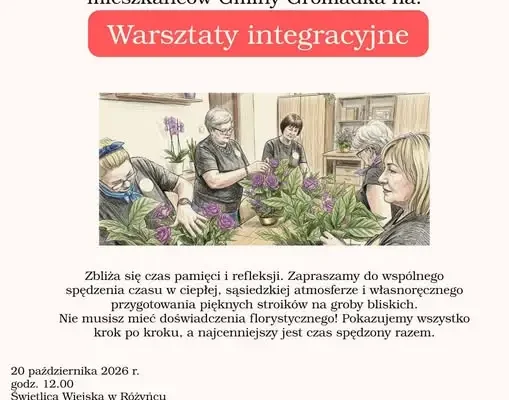 Stroiki na Wszystkich Świętych – warsztaty w Różyńcu