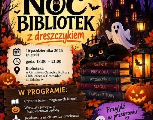 Noc Bibliotek w najbliższy piątek – baśnie, konkurs na przebranie i słodkie niespodzianki
