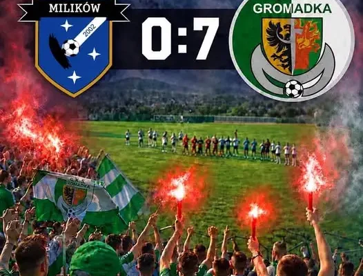 GKS Gromadka rozgromił rywala 7:0 i przedłużył passę zwycięstw