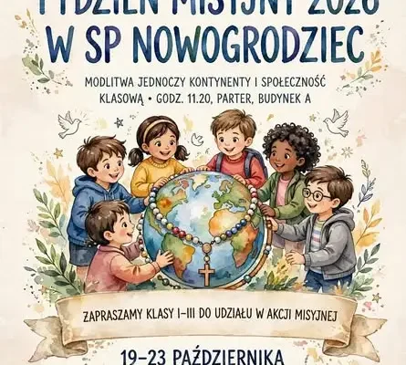 Tydzień Misyjny w SP Nowogrodziec – sprzedaż herbat i lizaków dla rówieśników z krajów misyjnych