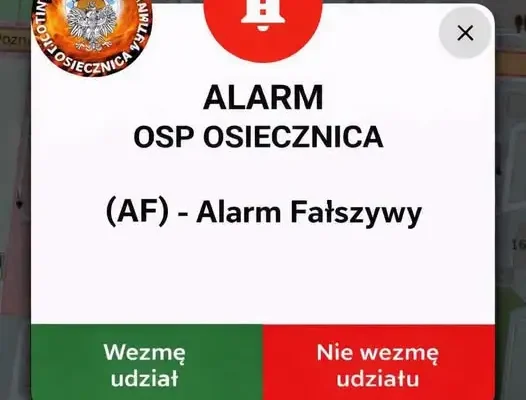 Fałszywe alarmy czujek dymu w Osieczowie i Kliczkowie – interwencje OSP Osiecznica